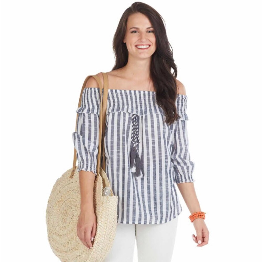 Mud Pie Arden Off the Shoulder Top - Picture 2 of 6